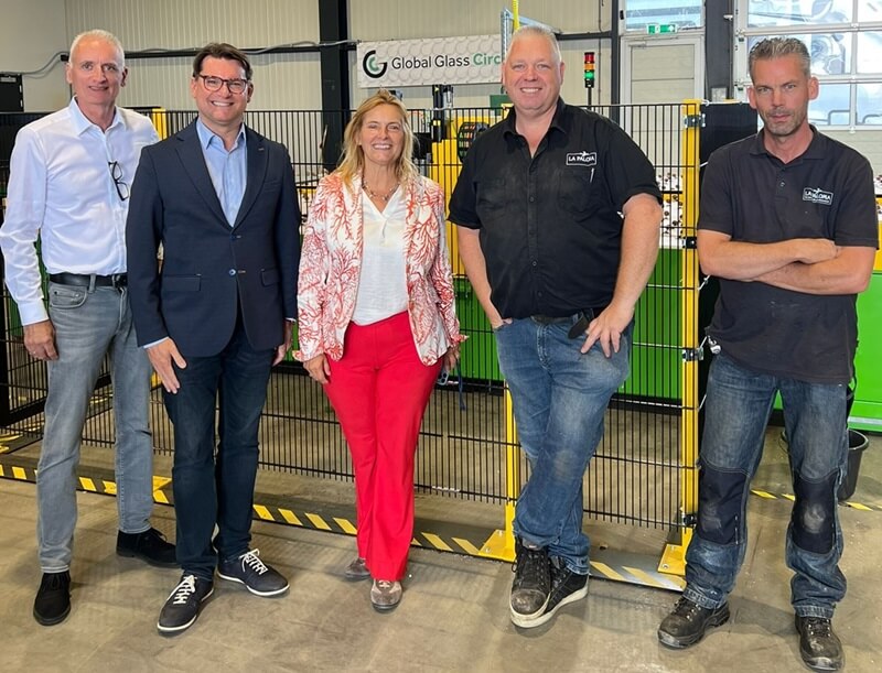 Europarlementariër Jeannette Baljeu bezoekt Vlakglasrecycling Nederland in Kampen